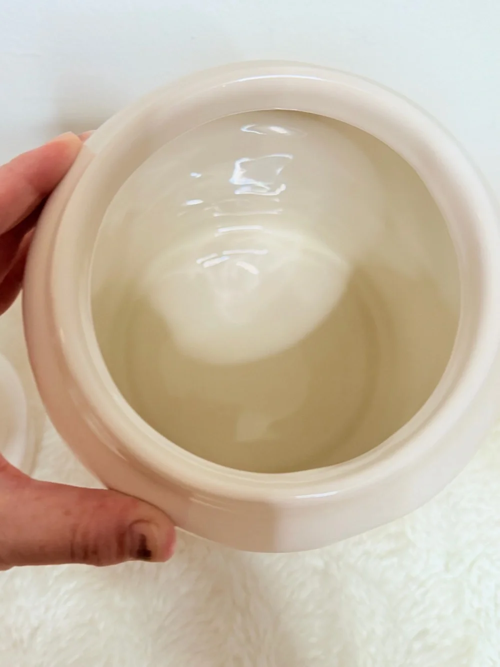 RAE DUNN Good Dog Ceramic Treat Jar - White with Black Lettering